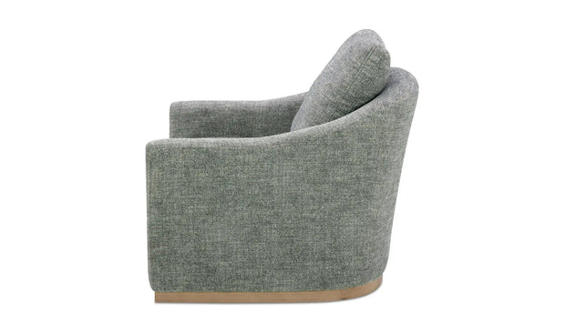 Moe's Home Collection Linden Slated Moss Swivel Chair