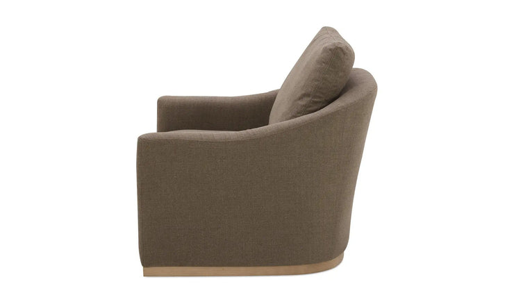 Moe's Home Collection Linden Soft Taupe Swivel Chair