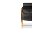 Moe's Home Collection Paradiso Black Leather Chair