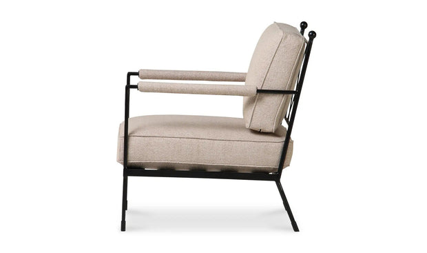 Moe's Home Collection Vecchia Beige Accent Chair