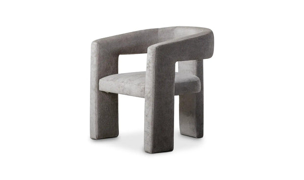 Moe's Home Collection Elo Light Grey Chair