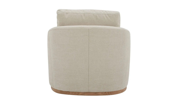 Moe's Home Collection Linden Soft Beige Swivel Chair