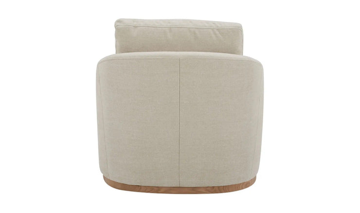Moe's Home Collection Linden Soft Beige Swivel Chair