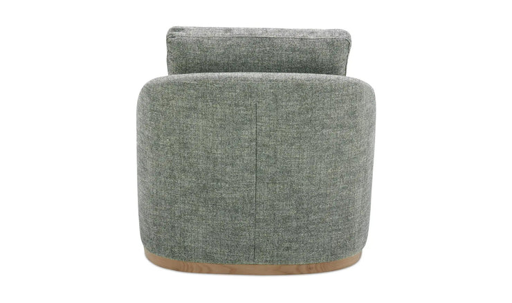 Moe's Home Collection Linden Slated Moss Swivel Chair