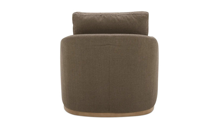 Moe's Home Collection Linden Soft Taupe Swivel Chair