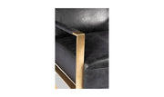 Moe's Home Collection Paradiso Black Leather Chair