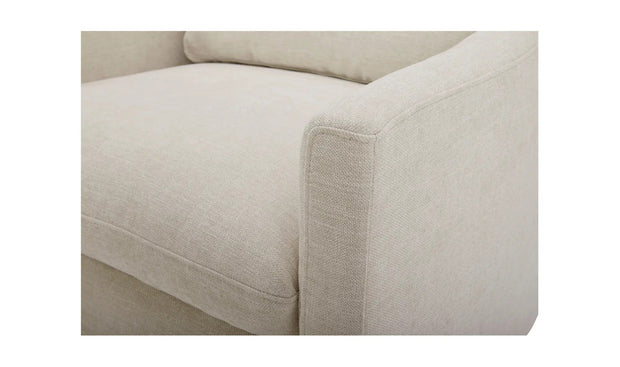 Moe's Home Collection Linden Soft Beige Swivel Chair
