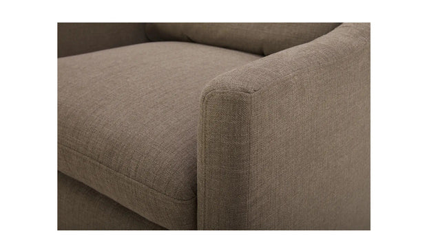 Moe's Home Collection Linden Soft Taupe Swivel Chair