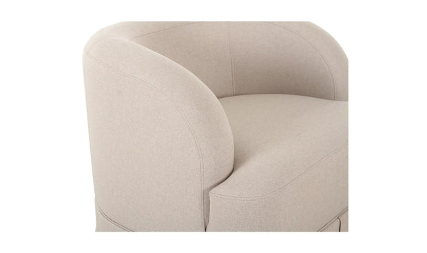 Moe's Home Collection Maren Beige Swivel Chair