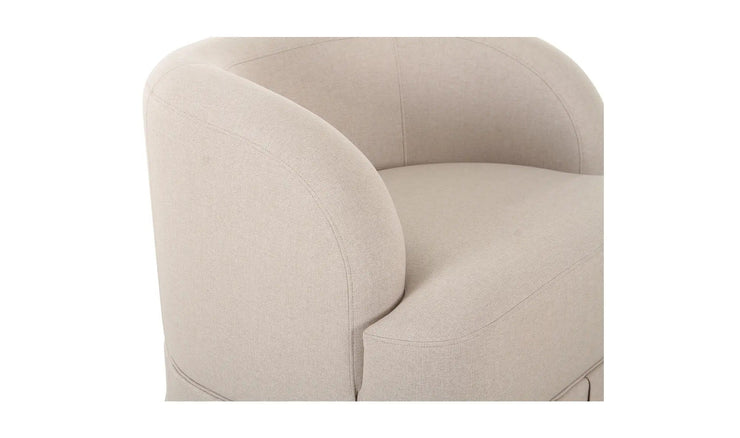 Moe's Home Collection Maren Beige Swivel Chair