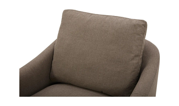 Moe's Home Collection Linden Soft Taupe Swivel Chair