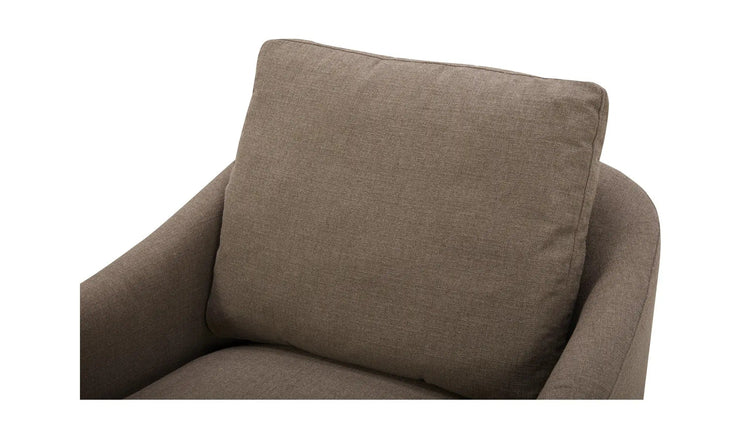Moe's Home Collection Linden Soft Taupe Swivel Chair