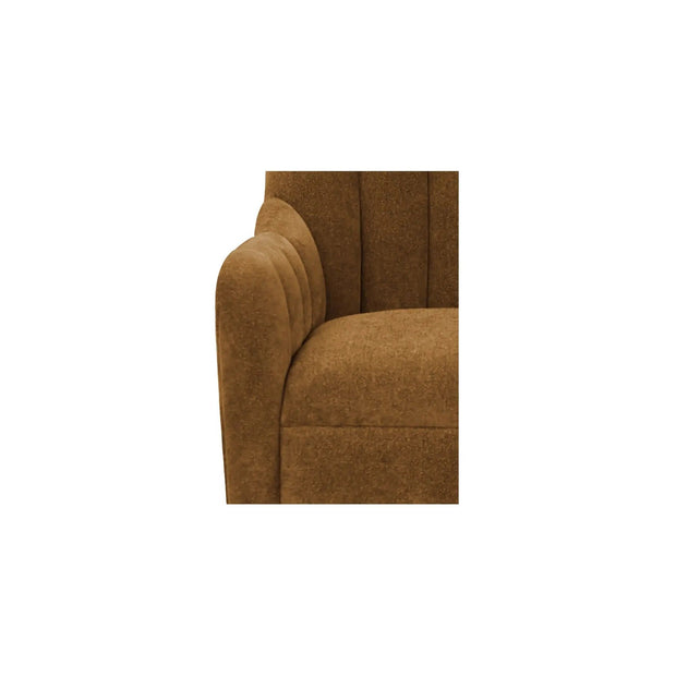 Moe's Home Collection Bowie Ochre Brown Swivel Chair