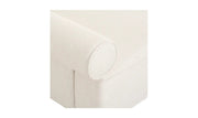 Moe's Home Collection Rosello White Left Arm Facing Chair