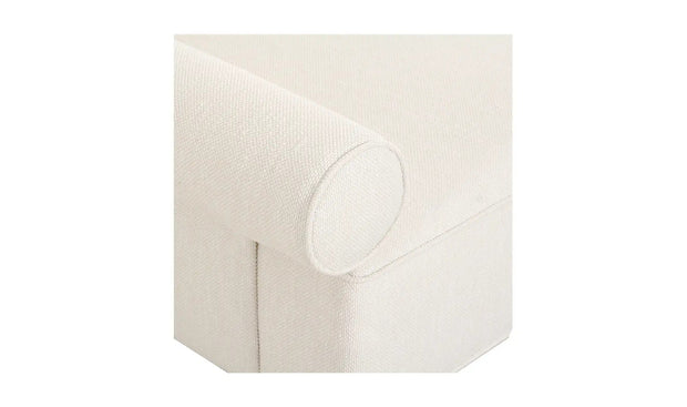 Moe's Home Collection Rosello White Left Arm Facing Chair