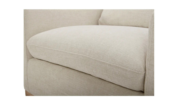 Moe's Home Collection Linden Soft Beige Swivel Chair