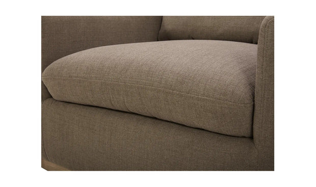 Moe's Home Collection Linden Soft Taupe Swivel Chair