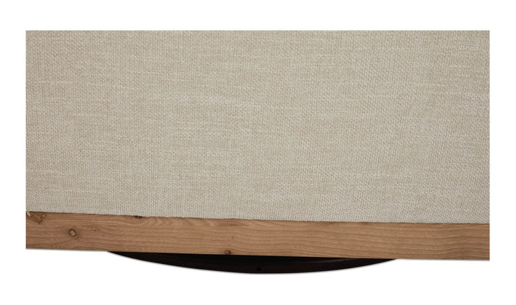 Moe's Home Collection Linden Soft Beige Swivel Chair