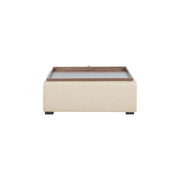 Moe’s Home Collection Montana Flecked Oat Storage Ottoman