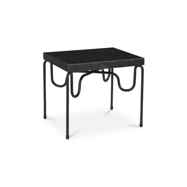 Moe's Home Collection Getty Black Granite Side Table