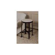 Moe's Home Collection Holli White Marble Side Table