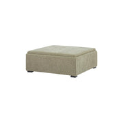 Moe’s Home Collection Montana Storage Washed Green Ottoman