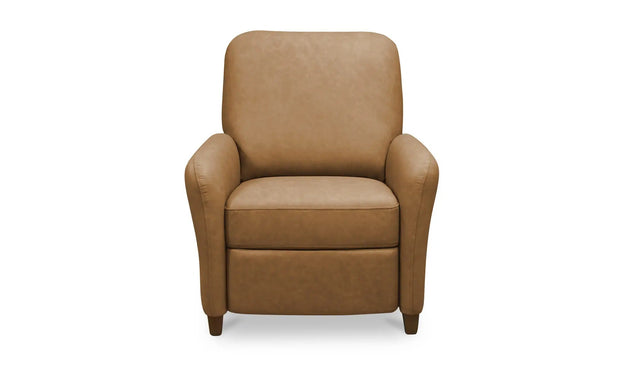 Moe's Home Collection Luna Tan Leather Recliner Chair