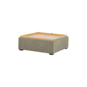 Moe’s Home Collection Montana Storage Washed Green Ottoman