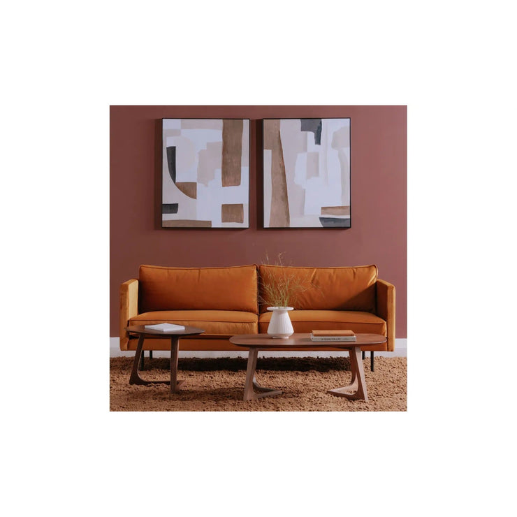 Moe's Home Godenza Brown Walnut Wood End Table