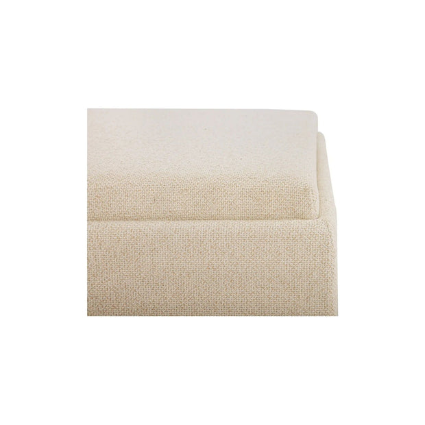 Moe’s Home Collection Montana Flecked Oat Storage Ottoman