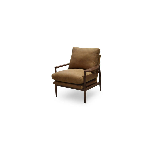 Moe's Home Collection Arturo Tan Leather Accent Chair