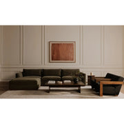 Moe's Home Collection Garnet Charcoal Lounge Chair