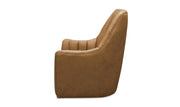 Moe's Home Collection Bowie Tan Leather Swivel Chair