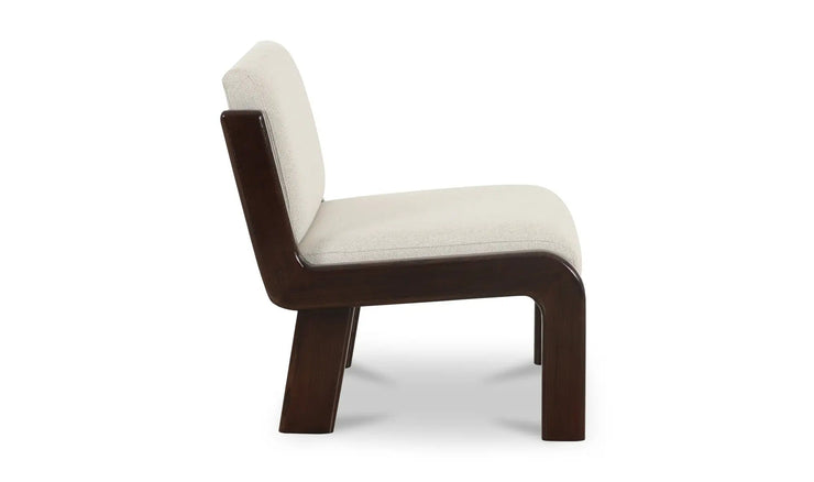 Moe's Home Collection Edie Flecked Ivory Accent Chair