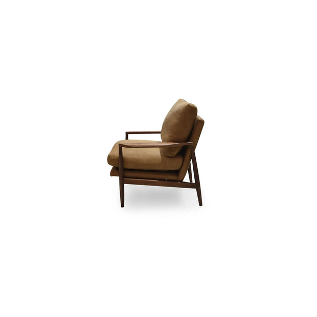 Moe's Home Collection Arturo Tan Leather Accent Chair