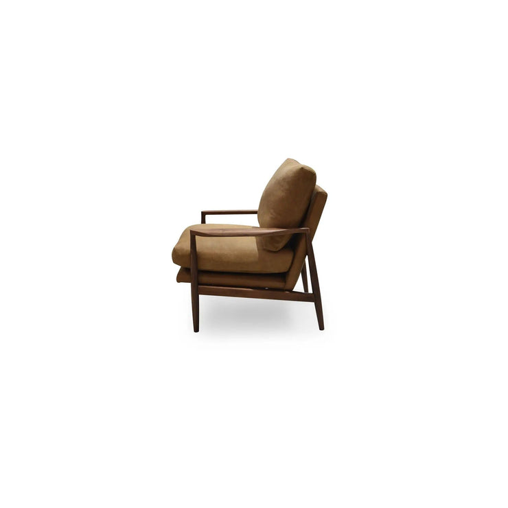 Moe's Home Collection Arturo Tan Leather Accent Chair