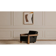 Moe's Home Collection Garnet Charcoal Lounge Chair