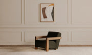 Moe's Home Collection Garnet Olive Lounge Chair