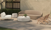 Moe's Home Collection Jules Flecked Beige Outdoor Accent Chair