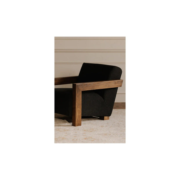 Moe's Home Collection Garnet Charcoal Lounge Chair
