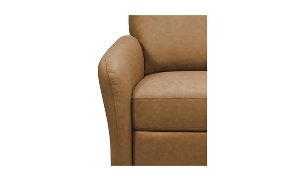 Moe's Home Collection Luna Tan Leather Recliner Chair