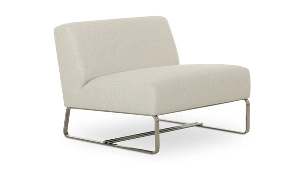 Moe's Home Collection Jules Flecked Beige Outdoor Accent Chair