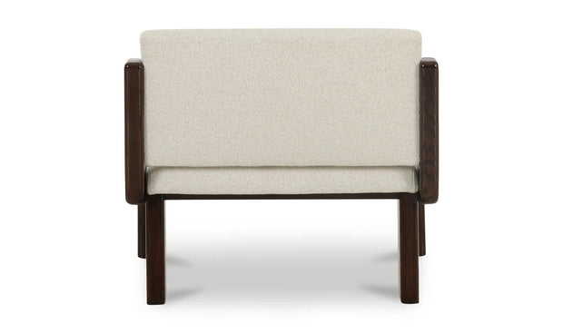 Moe's Home Collection Edie Flecked Ivory Accent Chair