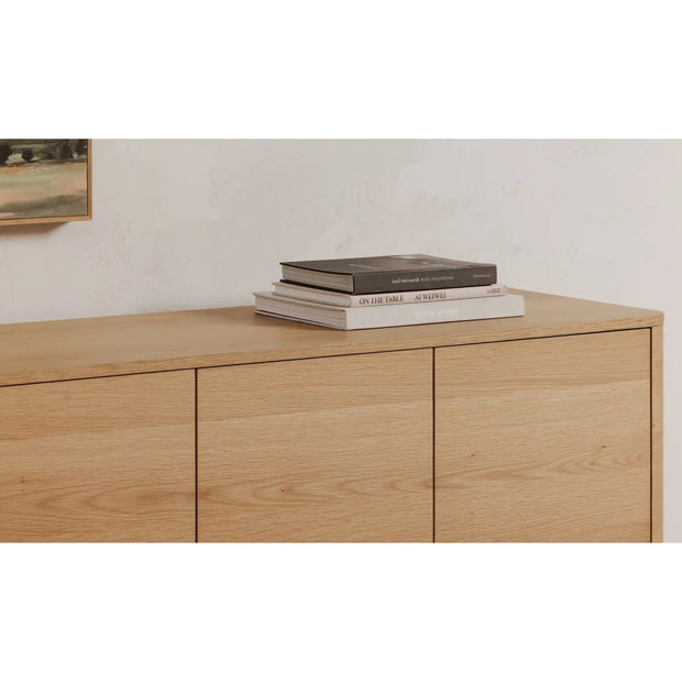 Moe's Home Collection Round Off Natural Oak Sideboard