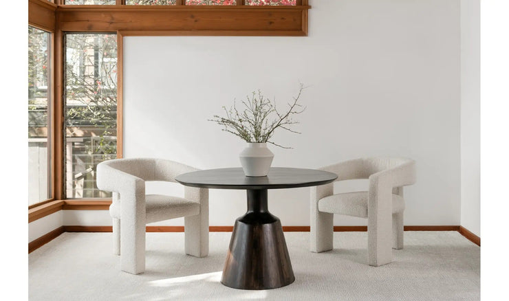 Moe's Home Collection Elo White Boucle Chair
