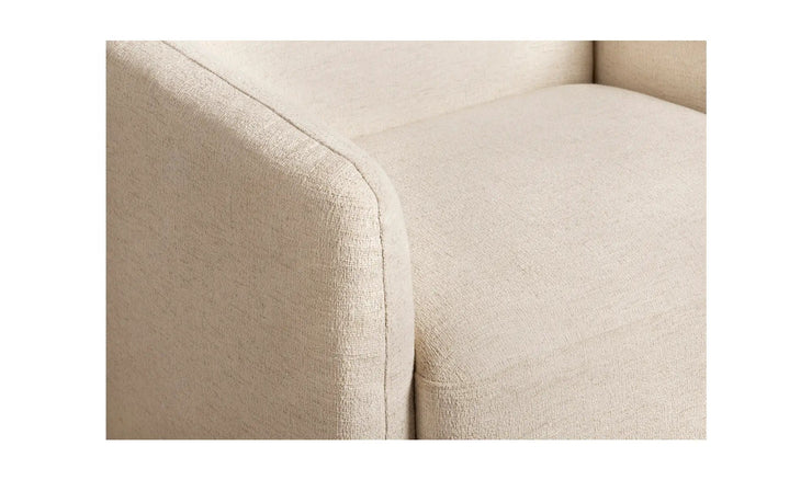 Moe's Home Collection Fallon Flecked Ivory Accent Chair
