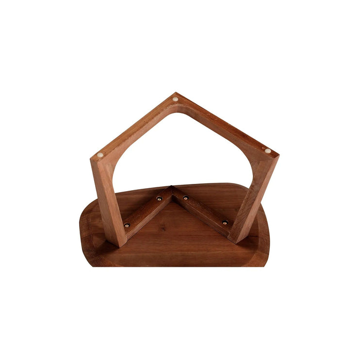 Moe's Home Godenza Brown Walnut Wood End Table
