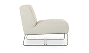 Moe's Home Collection Jules Flecked Beige Outdoor Accent Chair