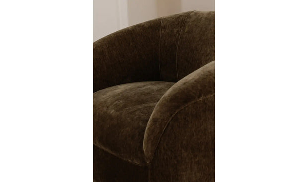 Moe's Home Collection Thora Dark Green Lounge Chair
