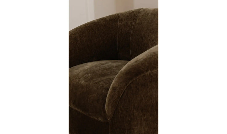 Moe's Home Collection Thora Dark Green Lounge Chair